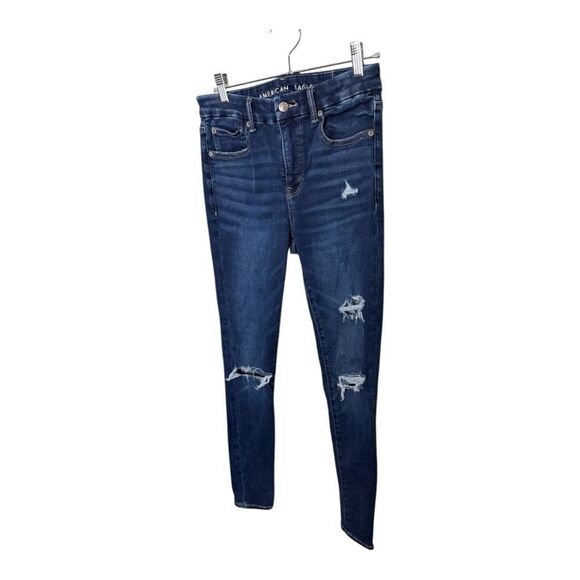 American eagle ripped hi rise jegging size 6 regular - Picture 3 of 9